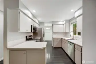 Convenient breakfast bar