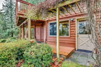Entrance to downstairs unit