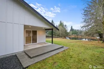 Covered Patio Off of the Third Bedroom