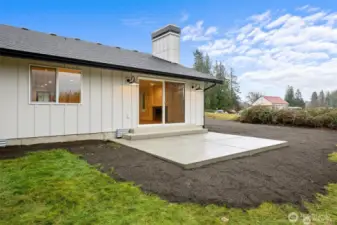 Back Patio Ready for BBQ and Entertaining