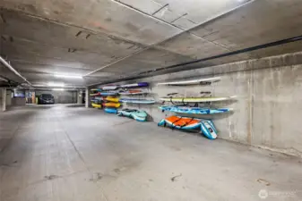 Place for outdoor equipment