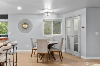 Additional dining space