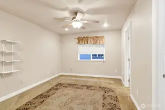 Main level primary bedroom