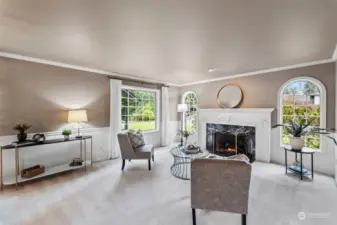 Enjoy the ease of the gas fireplace in the living room