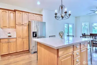 Tons of cabinetry. Storage for all and more !