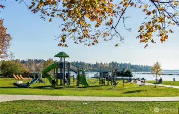 Lots of amenities at the park