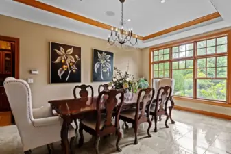 The formal dining main.
