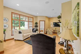 The main level's second living room.