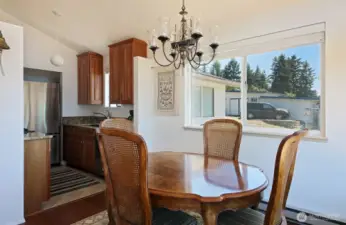 A first glimpse of your kitchen with ceramic tile, quality cabinetry and stainless appliances.