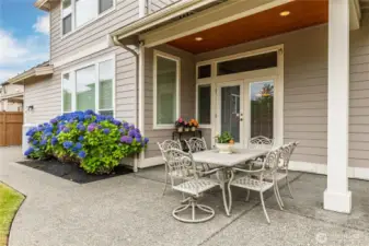 Covered patio