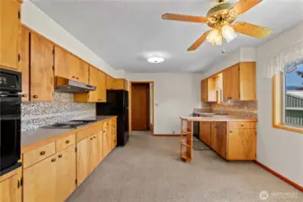 Spacious Galley Kitchen