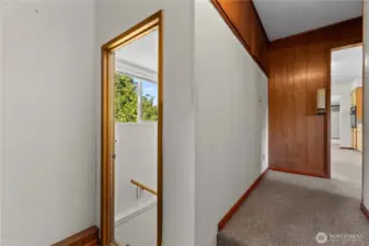 Lower level access.