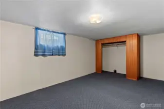 Lower level bedroom.