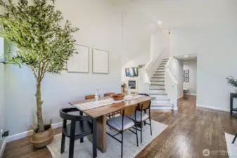 Dining area or living space.