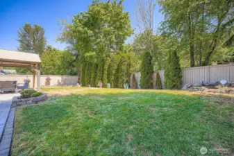 Ground yourself and the end of a long day in your relaxing backyard