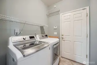 Main floor laundry room/Entry way to garage