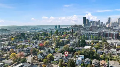 Sound and Cityscape aerial