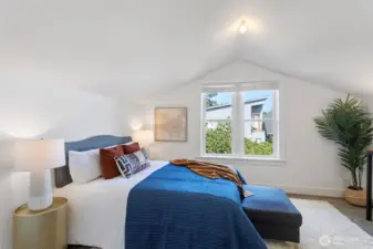 519 DADU: Upper level finished attic space