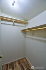 Primary Walk-in Closet.