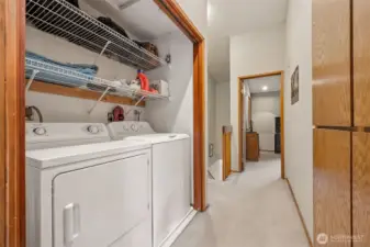 Hall between two upstairs bedrooms