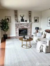 virtual staged living room