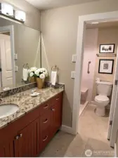 virtual staged bathroom