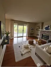 virtual staged living room
