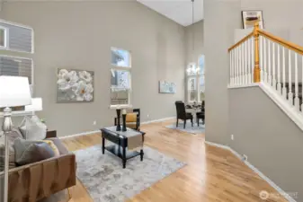 Dual Living Spaces On The Main Floor