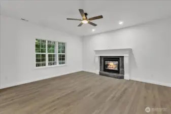 Over-sized living room.