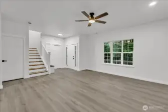 Entry view from Living area.