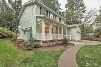 View from well house.