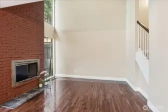Living Room with Gas Fireplace