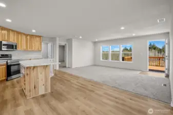 Welcome home to spacious living with recessed lighting throughout the entire home
