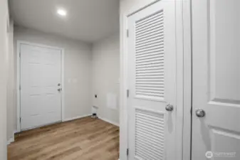 Laundry room and walk-in pantry (not pictured)