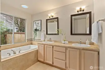 Enjoy heated tile floors underfoot in the primary ensuite — a comforting luxury to make mornings better year-round