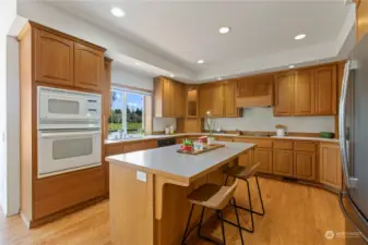 Be prepared to love cooking in this fantastic, appointed kitchen.