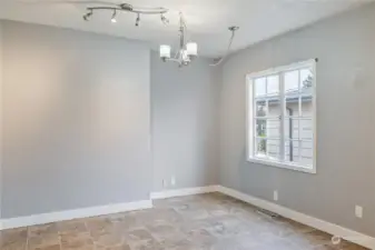 Spacious kitchen space