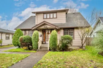 Welcome home! Has own driveway, and detached garage