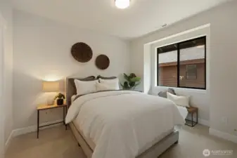 Guest Bedroom with on-suite - *Former Sinclair floor plan. Garage left. Finishes may vary.