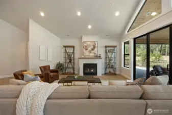 Family Room - *Former Sinclair floor plan. Garage left. Finishes may vary.