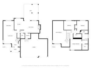 Floor plan both floors