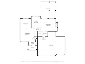 Floor plan 1st floor with measurements