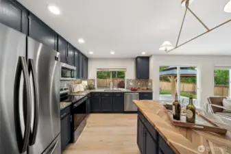 Kitchen to patio