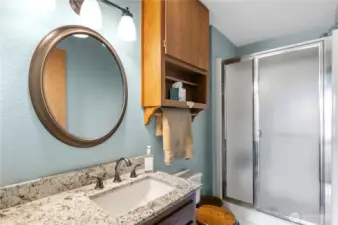 Downstairs bathroom.
