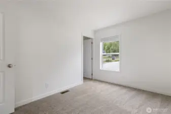 Bedroom #2.  Both bedrooms 2 & 3 have spacious walk in closets