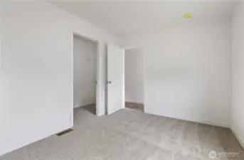 Bedroom #3 showing walk in closet