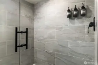 Bathroom off hallway
