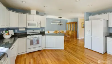 Spacious kitchen