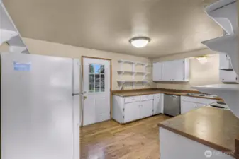 Entering the kitchen from living area