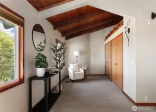 Primary Suite showing sitting/changing area